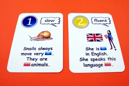 Creativo - Fun card English Adverbs vs Adjectives