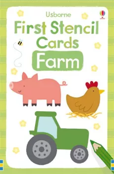 Usborne - First Stencil Cards: Farm