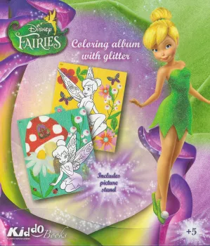 Kiddo - Disney Fairies - Coloring album with Glitter