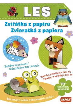 Zvířátka z papíru / Zvieratká z papiera - Les (CZ/SK vydanie)